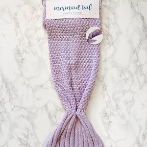 Infant Mermaid 🧜🏼‍♀️ Tail Knitted Blanket